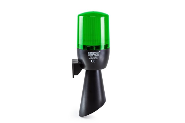 IT Series Green 24V AC/DC With Buzzer LED Horn 70mm